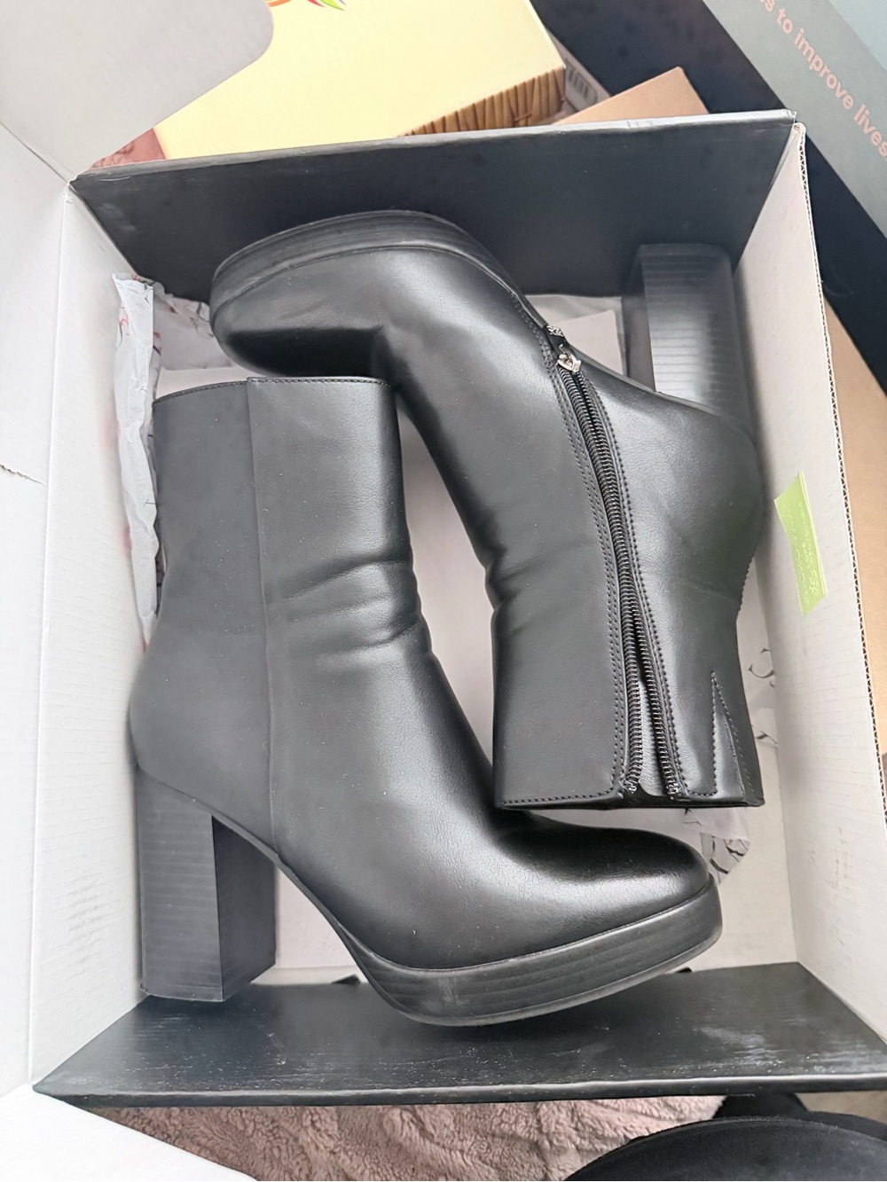Size 7 Women’s NYC Block Heel Ankle Boots